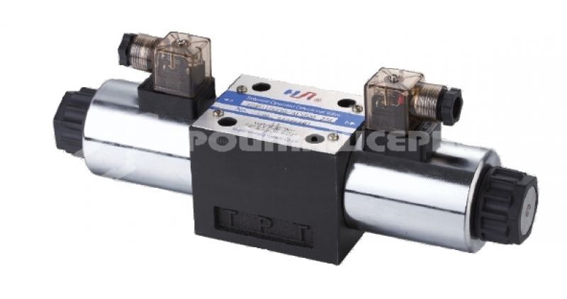 Гидрораспределитель 4DWG10J30/AC110N (аналог ВЕ10 34 В110 УНМД1) Гидрораспределитель 4DWG10J30/AC110N (аналог ВЕ10 34 В110 УНМД1)