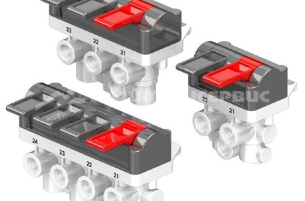 Пневмокнопка (одинарная с датчиком) ELECTRICAL DUMP AIR BUTTON 4 HOLE SINGLE 6RR32K101BE