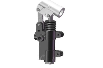 Ручной насос с рычагом 20CC hand pump with handle (аналог PMO 20 S, PM20S, PM-20S) Насос ручной 20см3 (на лапах, с вентилем, с рукояткой)