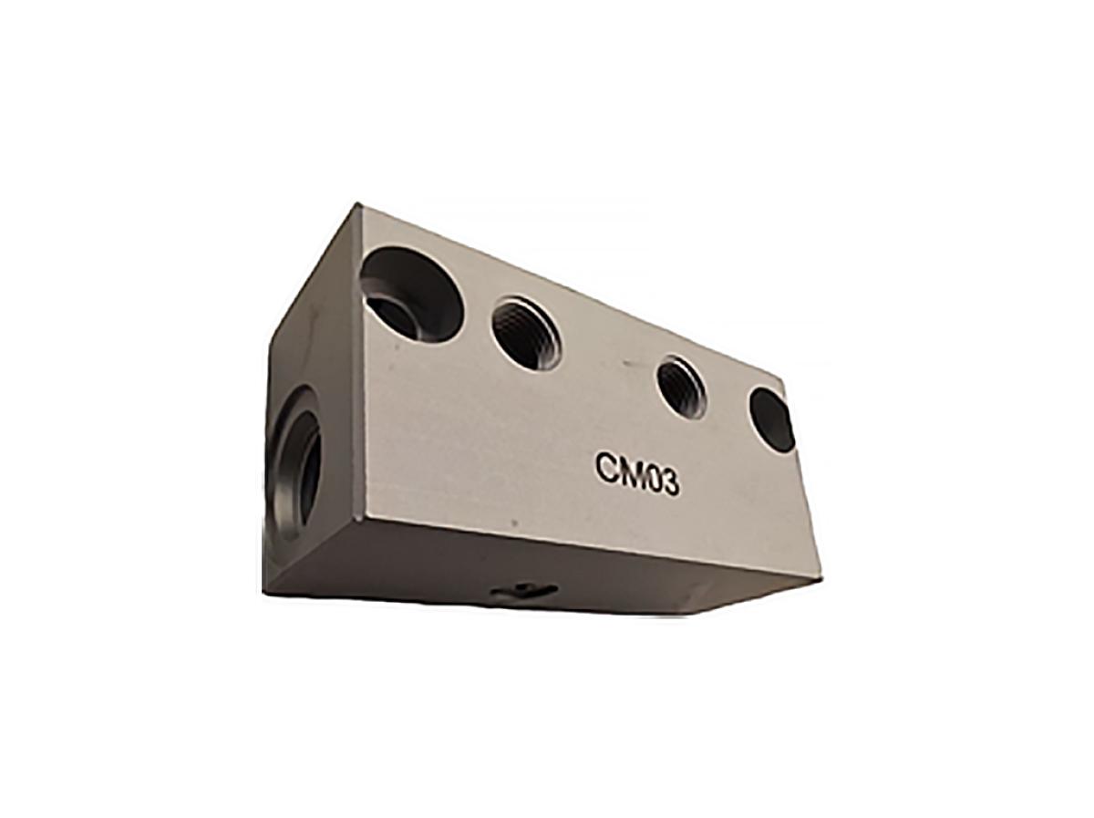 TDDL-08-00-CM03-00-01 плита переходная, с портом SAE08, P,T=G1/4″ (дроссель в линии Т) (мини)